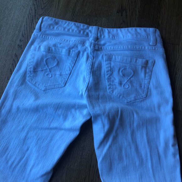 Lilly Pulitzer Aida White Denim Crop Jeans Size 0 - Picture 11 of 15